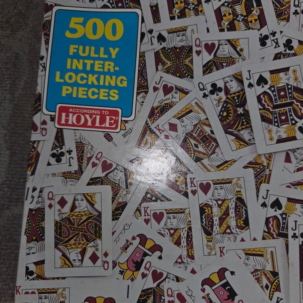 Vintage Hoyle Playing Cards Jigsaw Puzzle - 500 Pieces nostalgic retro